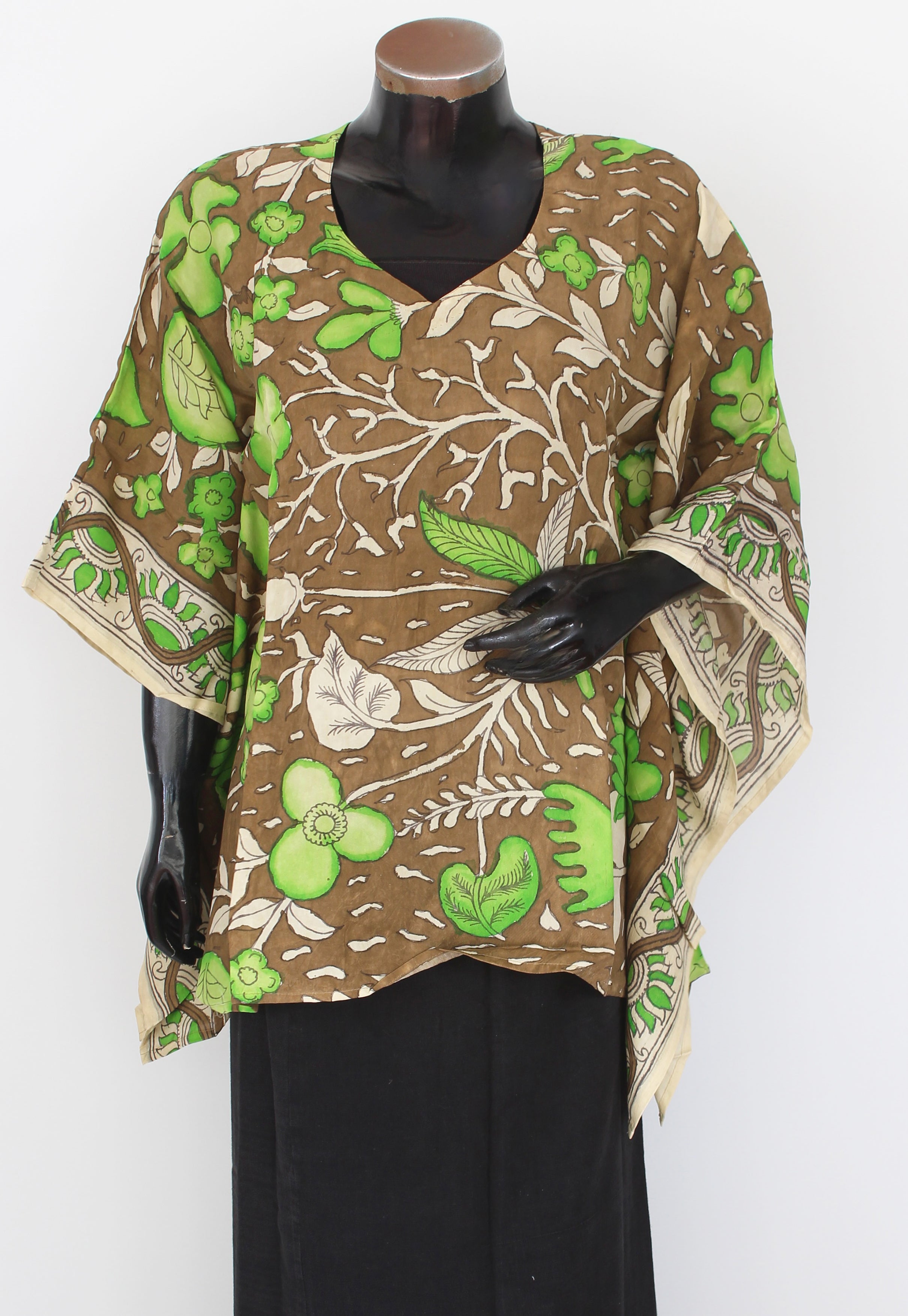 Silk Kalamkari Kaftan