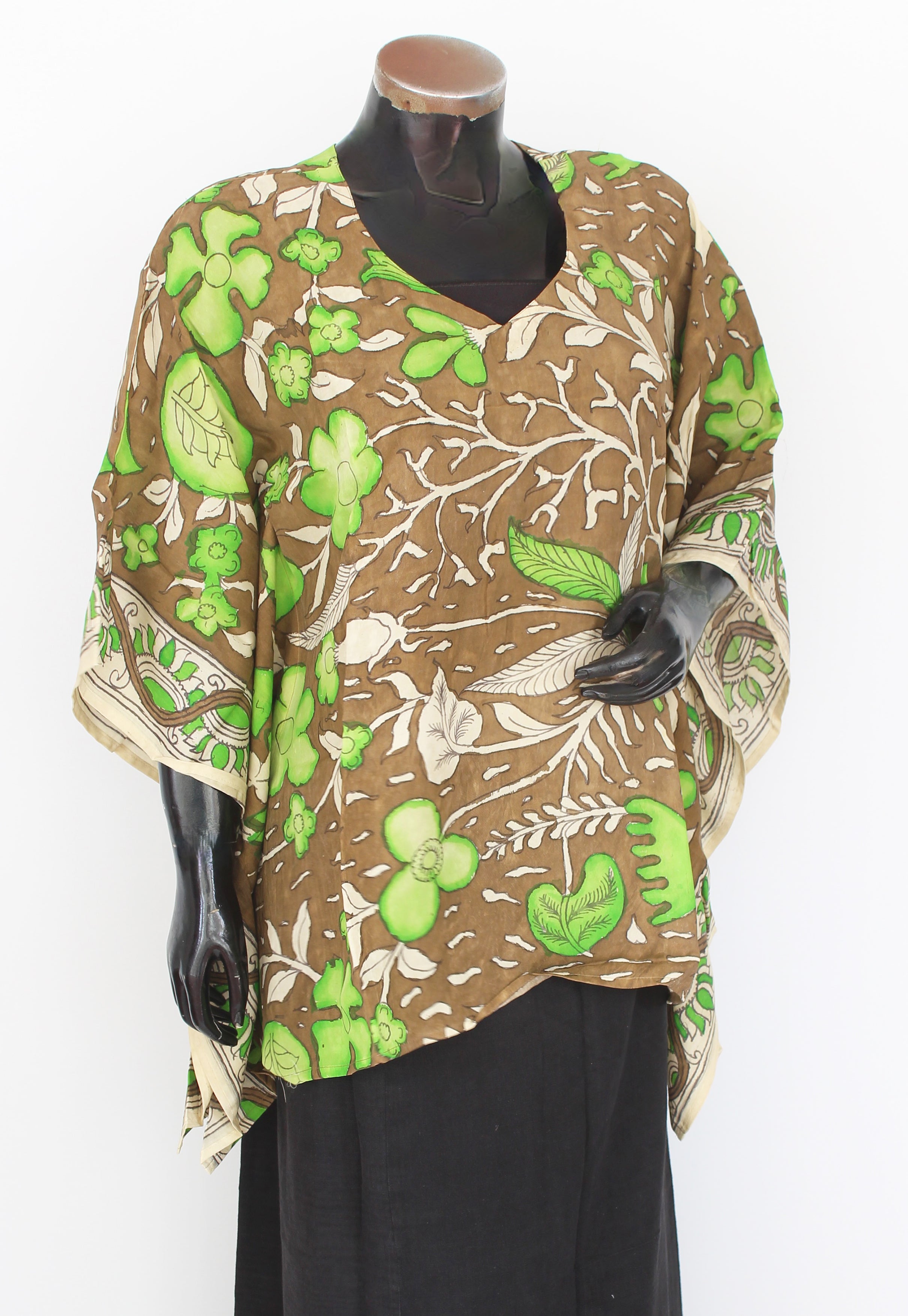 Silk Kalamkari Kaftan