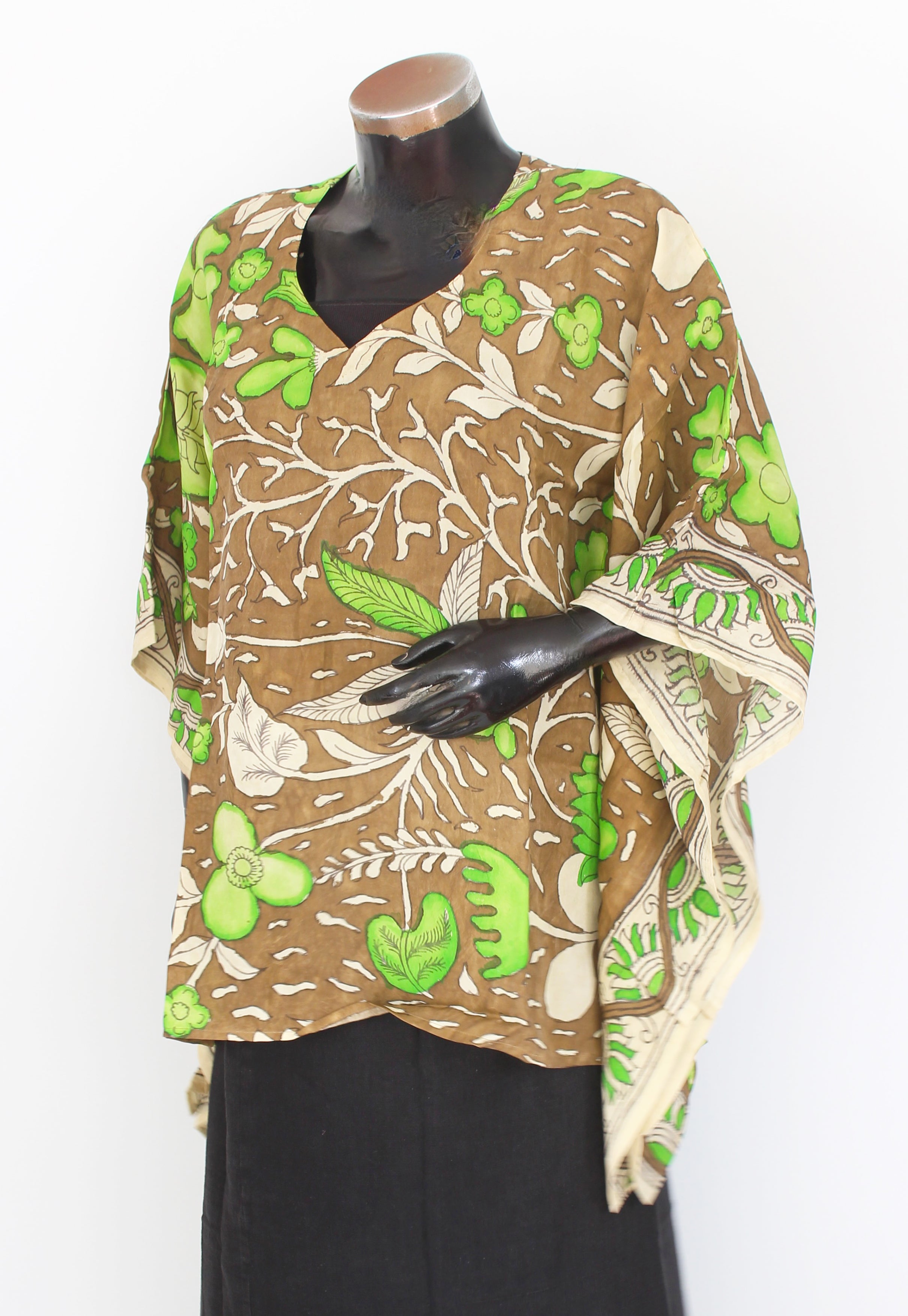 Silk Kalamkari Kaftan