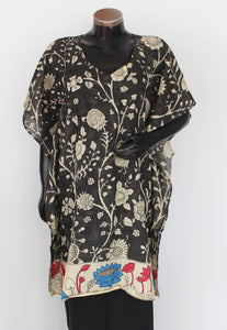 Silk Kalamkari kaftan