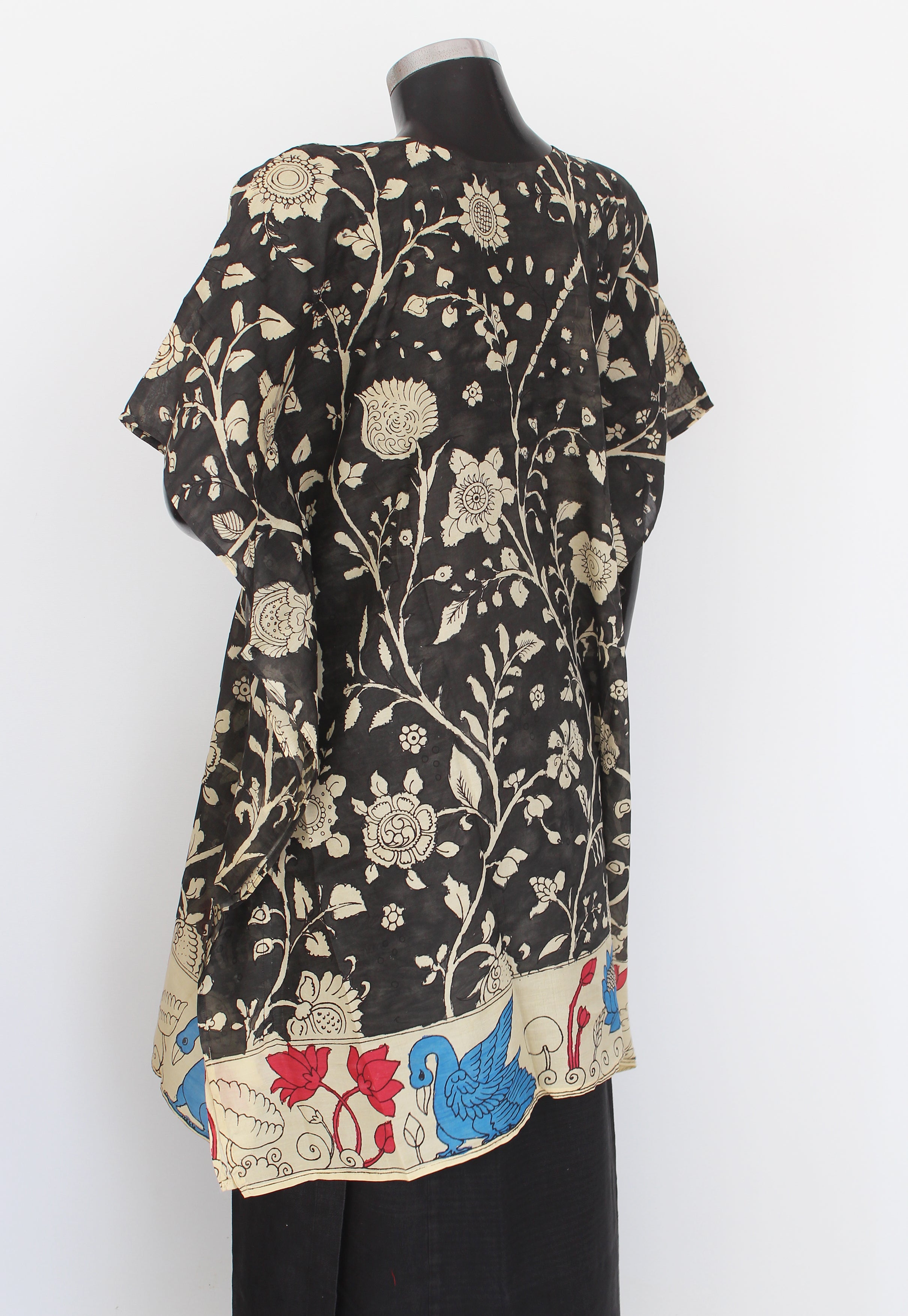 Silk Kalamkari kaftan