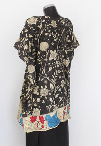 Silk Kalamkari kaftan