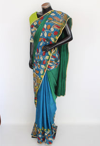 Silk kalamkari sari