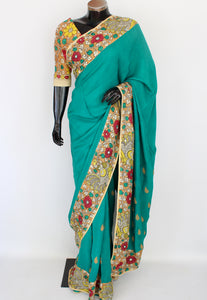 Silk kalamkari sari