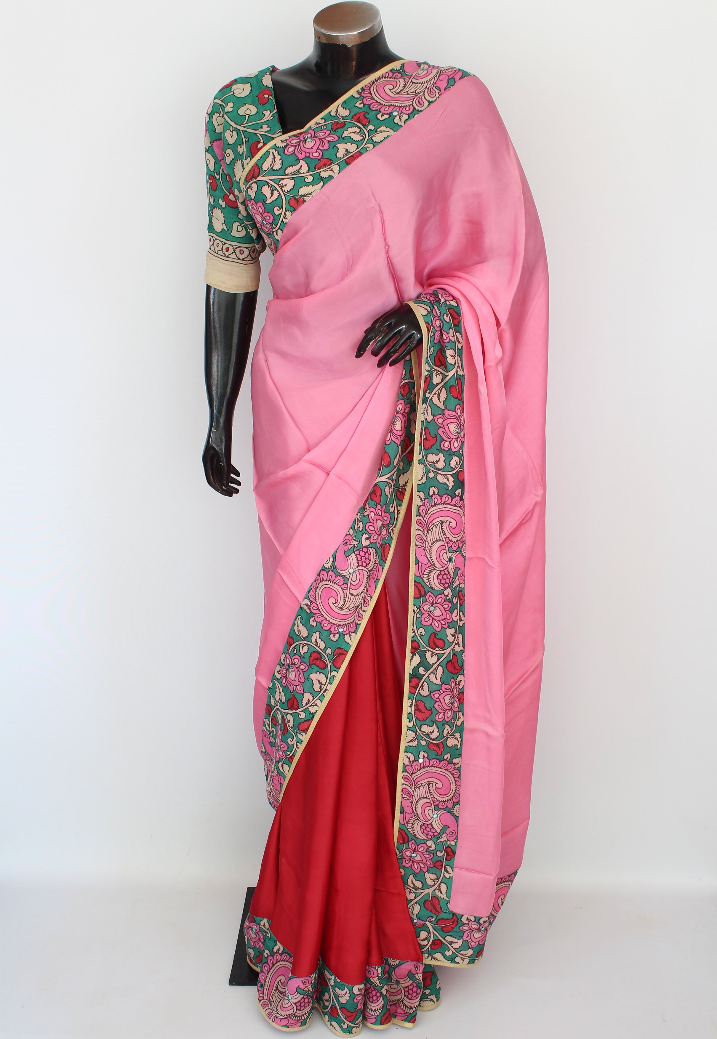 Silk kalamkari sari