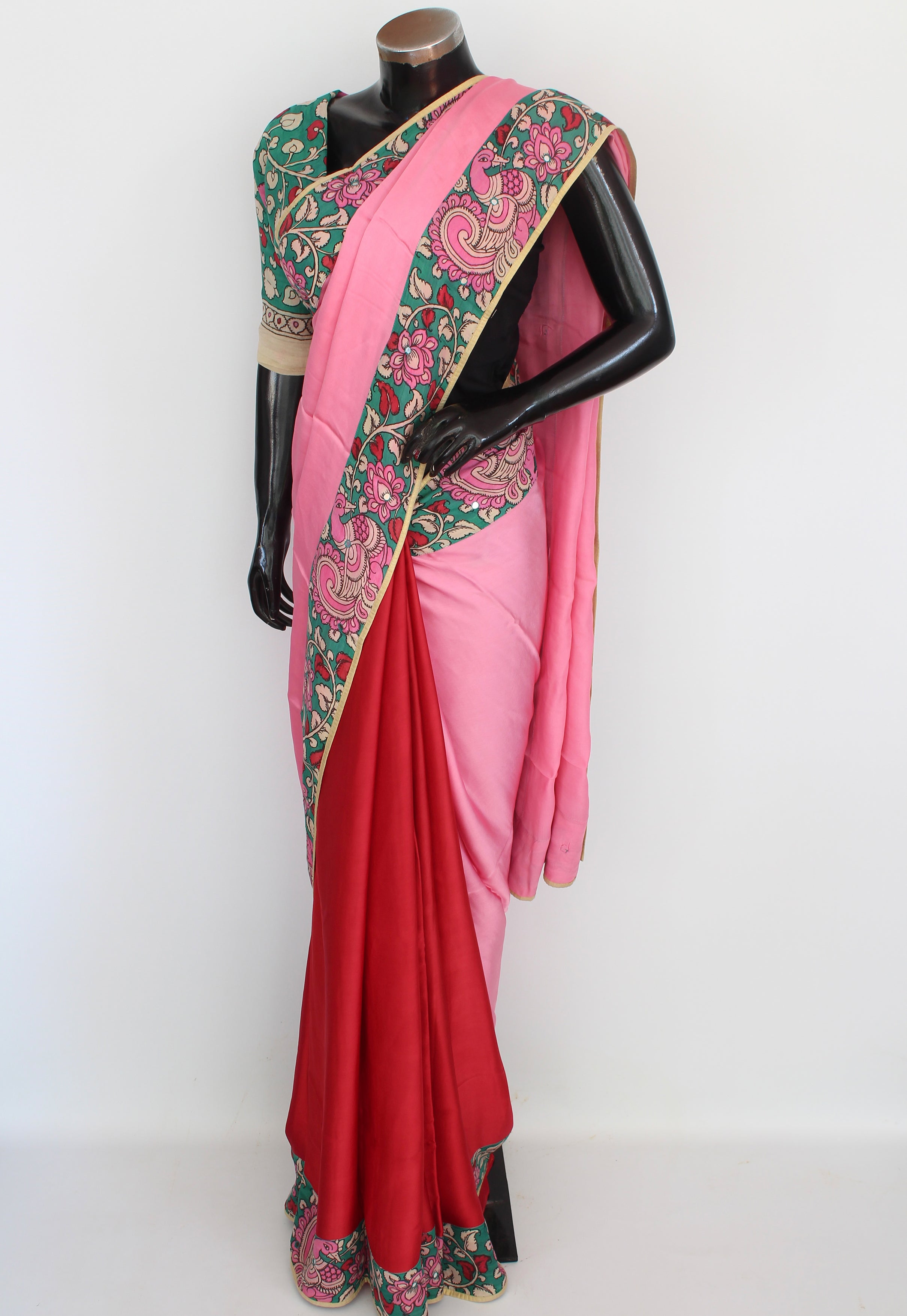 Silk kalamkari sari