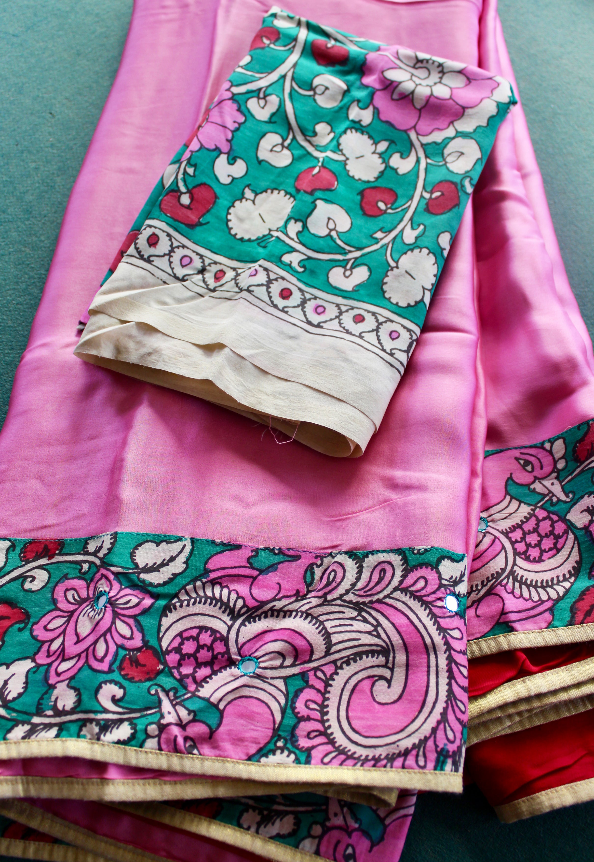 Silk kalamkari sari