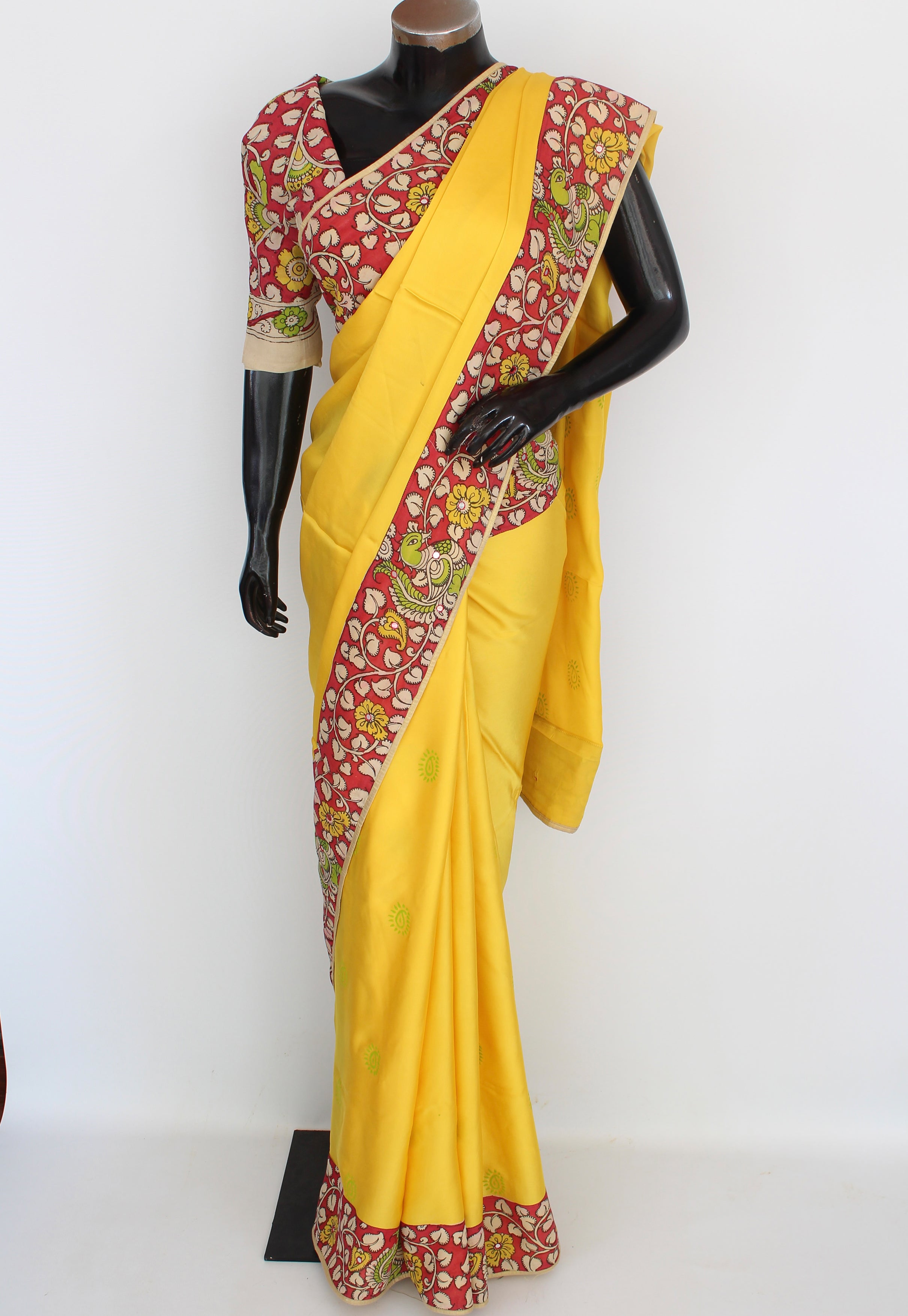 Silk kalamkari sari