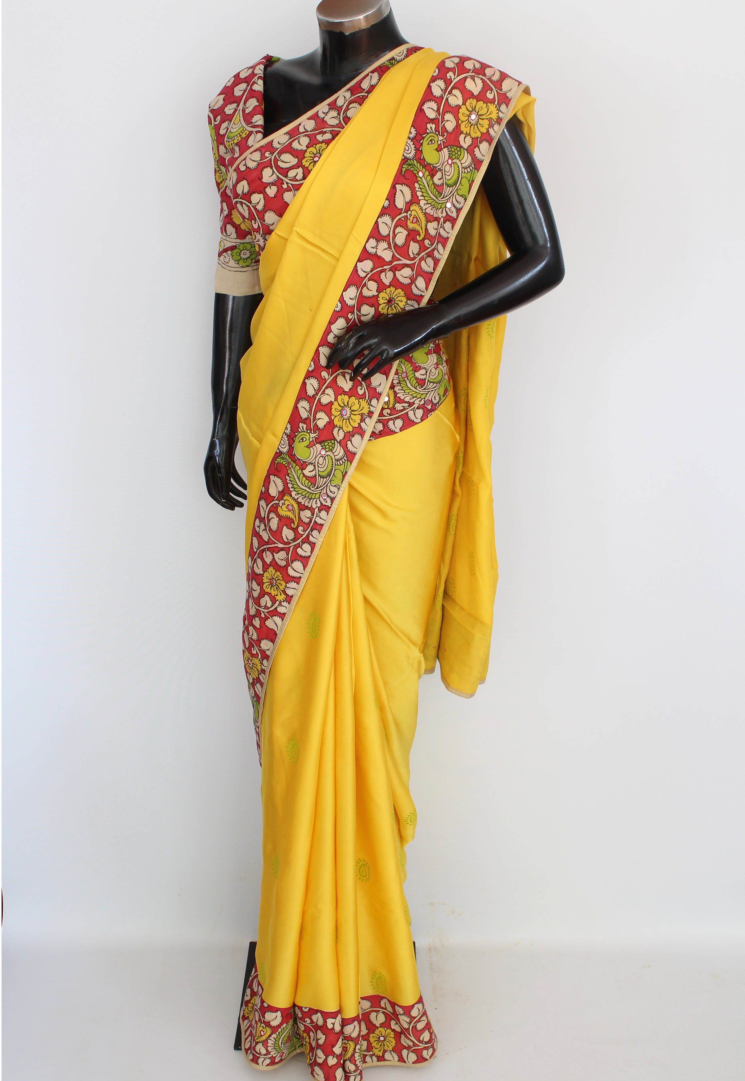 Silk kalamkari sari