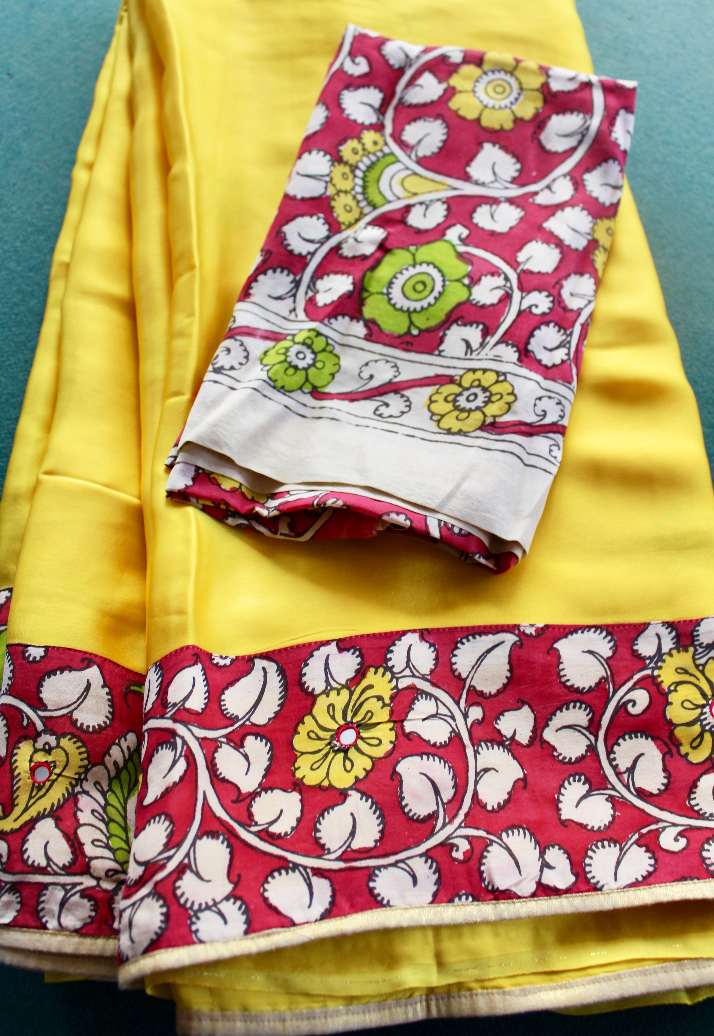 Silk kalamkari sari