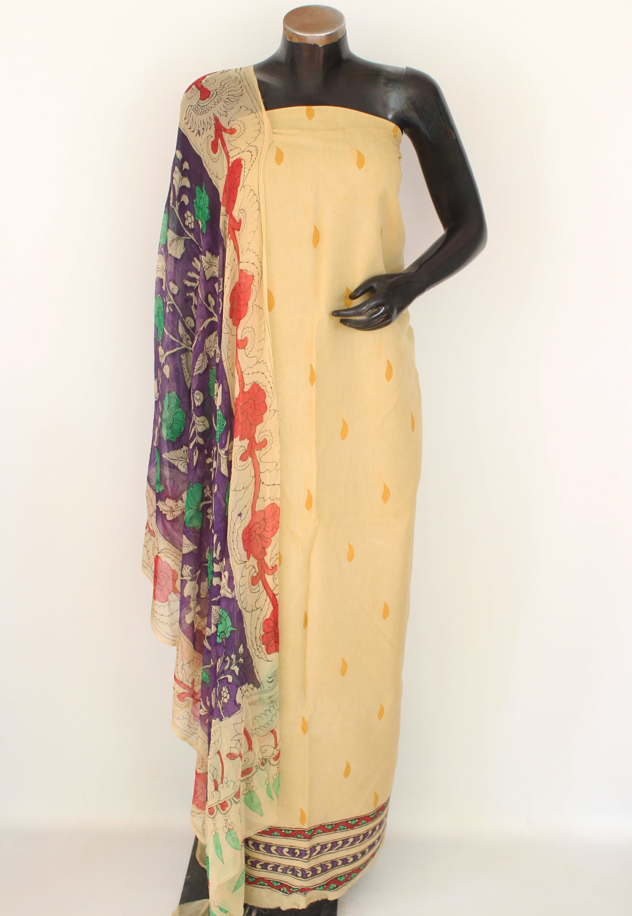 Chenur silk kurta-duppatta set