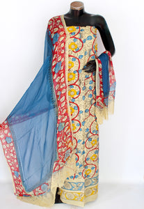 Chenur silk kurta-duppatta set