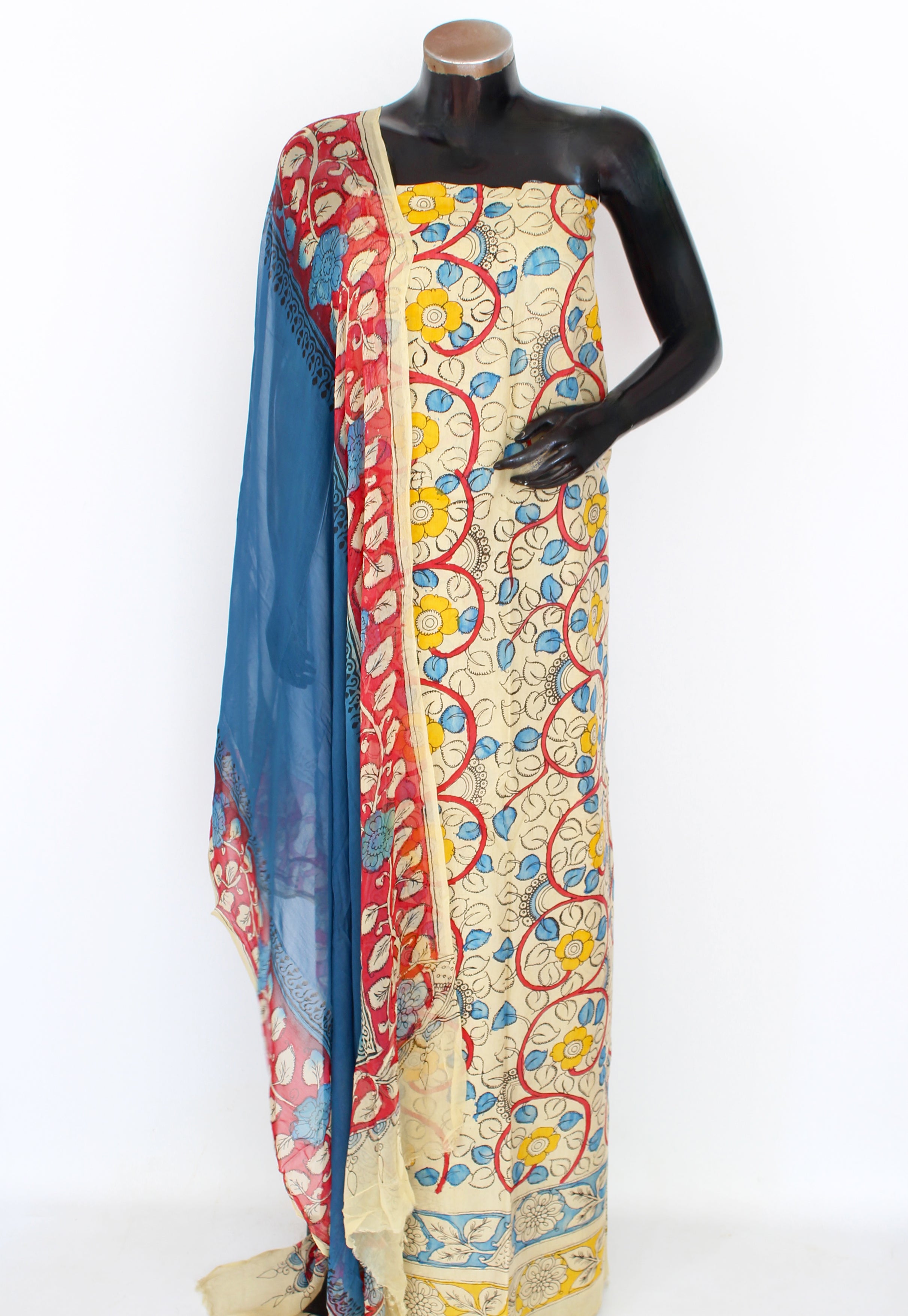 Chenur silk kurta-duppatta set