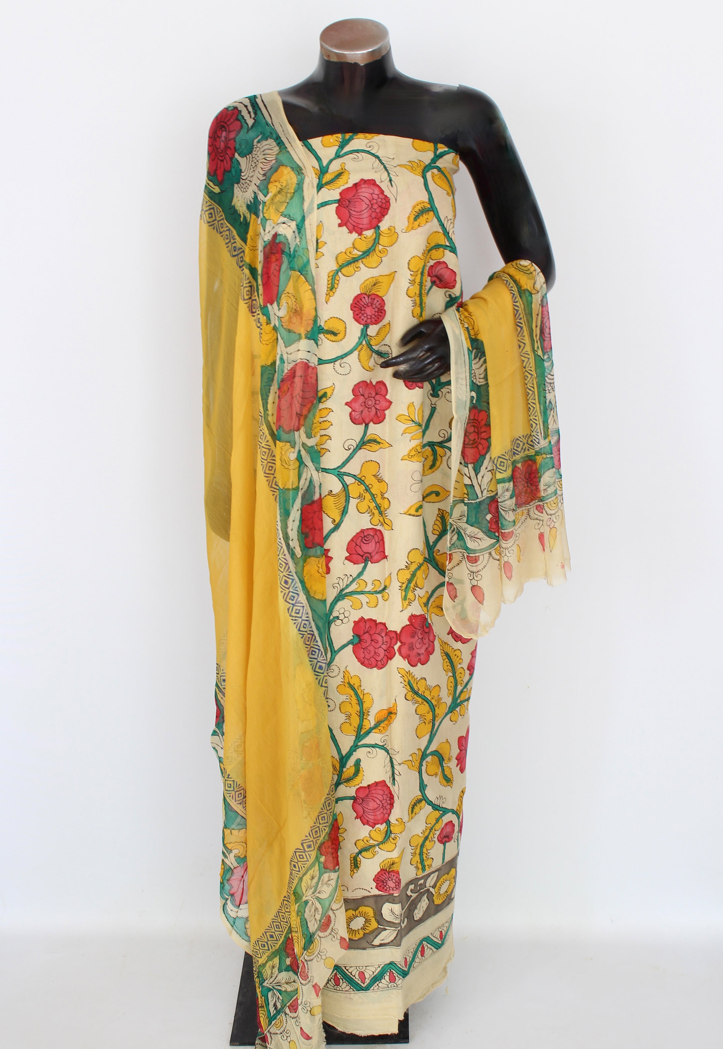 Chenur silk kurta-duppatta set